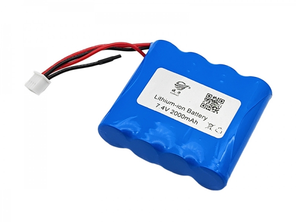 7.4V 2000mAh 14500圆柱锂电池