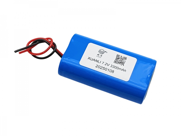 7.2V 3300mAh 圆柱锂电池 | 18650 锂电池